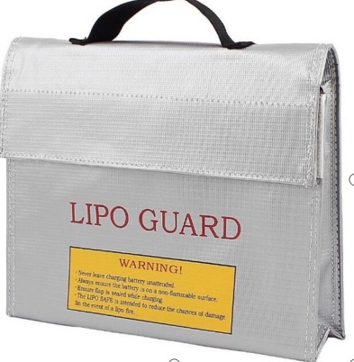 High Quality Fireproof Explosionproof RC LiPo Battery Safety Bag Safe Guard Charge Sack 240*65*180MM