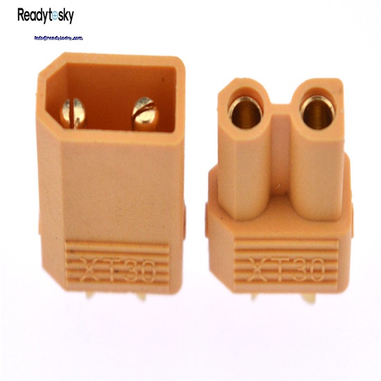 XT30 2mm Golden Connector Plug Set For RC Mini Quadcopter Multicopter