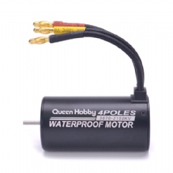Queen Hobby 3670 2150KV Waterproof Brushless Motor for 1/10 RC Car 60A Brushless ESC