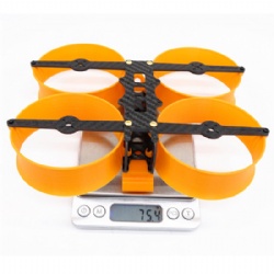Donut 140 140mm Frame Kit 3inch Mini Drone H Type Frame with Prop Guard Compatiable with 1306 1407 motors for DIY RC FPV Racing