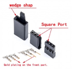 30 Sets/lot Servo Plug Male Female Connector Crimp Pin Kit with Lock Compatible for Hitec Spektrum RC RC Model Parts