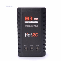 B3 20W 2-3S Lipo Battery  Compact Charger
