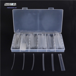 150 Pcs Transparent Polyolefin Heat Shrink Tube Kit