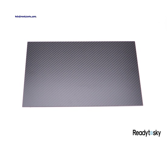 3K Pure Carbon Fiber Board 200mm X 300mm X 0.5mm / 1mm /1.5mm/2mm / 3mm ...