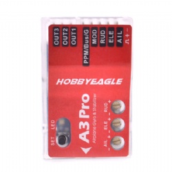 Hobby Eagle HobbyEagle A3 Pro Aeroplane RC Flight Controller Stabilizer System Stabilizer Gyro for RC Airplane Fixed-wing Copter