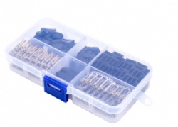 30 Sets/Box Servo Plug Male Female Connector Crimp Pin Kit Compatible for Hitec Spektrum RC