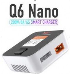 ISDT Q6 Nano 200W 8A 2-6S Battery Balance Charger For RC Car Airplane Racing Drone Helicopter 2-6S Lipo Lion LiHv LiFe