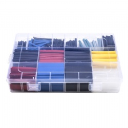 580pcs 2:1 Wrap Wire Cable Insulated Polyolefin Heat Shrink Tube Ratio Tubing Insulation Shrinkable Tubes