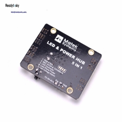 Matek LED & POWER HUB 5 in1 V3 Power Supply Board + BEC 5V 12v + Low Voltage Alarm+ Tracker Radio Control Led