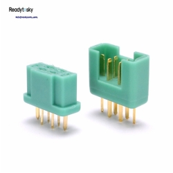 MPX 24K Goldplated 6 Pin Male & Female Connector plug