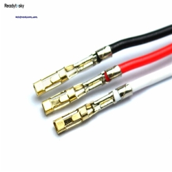 7.5CM JR Male To Male Gold-Plated Wire