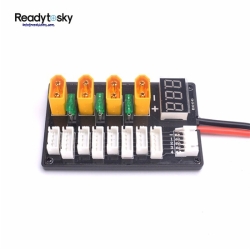 XT60 With 4mm Banana Connector 4CH Parallel Charging Board with LED